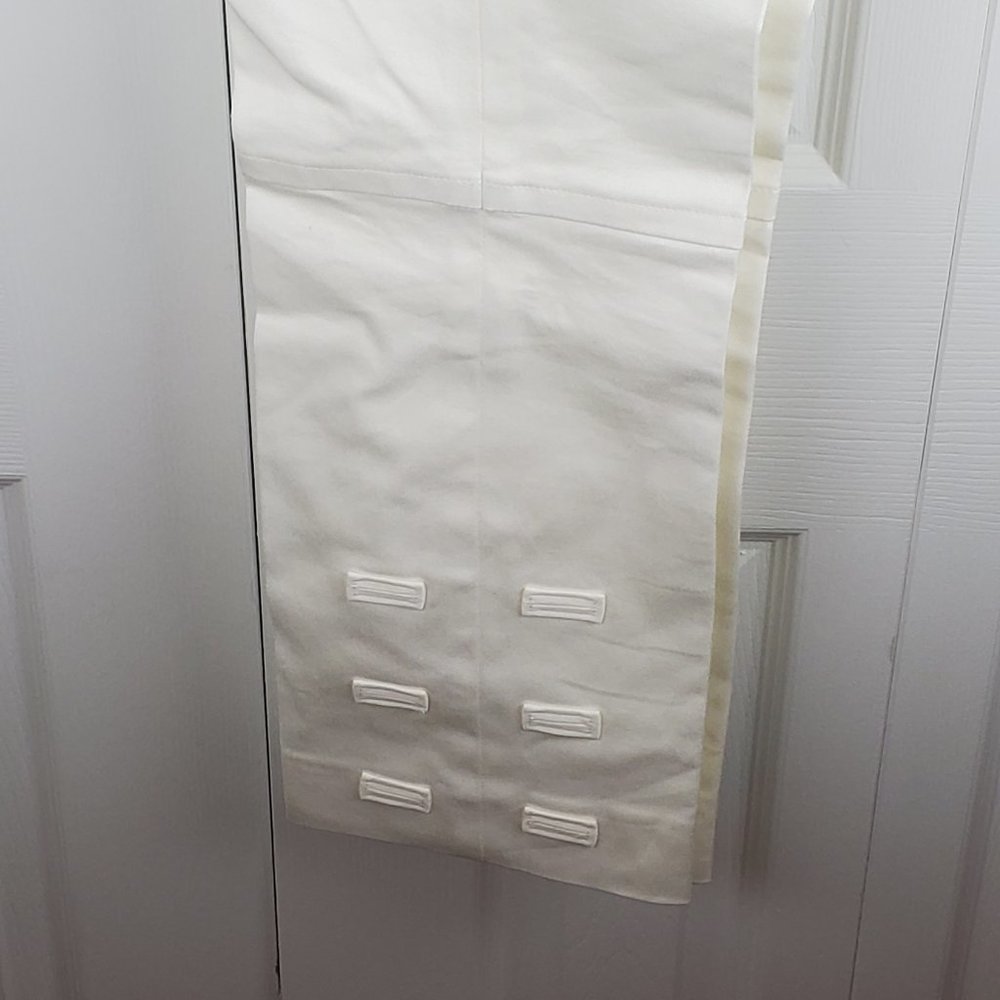 YSL Rive Gauche White Pants size 42/US 10